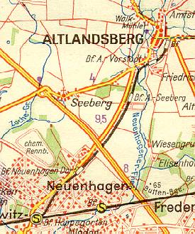 Karte AK topographisch