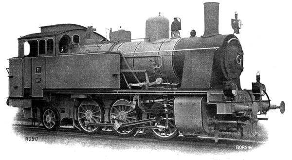 Heißdampf-Tenderlokomotive der Reinickendorf-Liebenwalde-Groß Schönebecker Eisenbahn A.G. von 1916